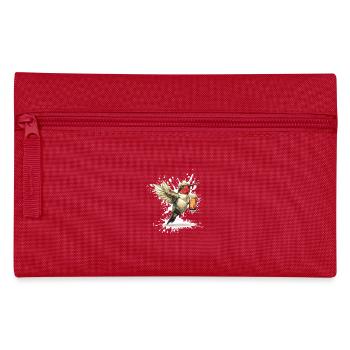 Colibri Oiseau Bière Drôle - Trousse - rouge - Devant