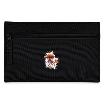Méduse bière drôle - Trousse - noir - Devant