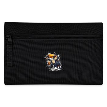 Toucan oiseau bière drôle - Trousse - noir - Devant