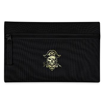 Crâne de pirate - Trousse - noir - Devant