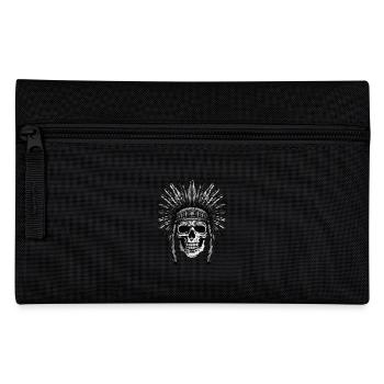 Apache Skull Indian - Pencil Case - black - Front