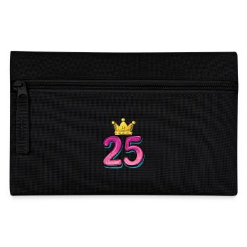 25 Number Jersey Crown - Pencil Case - black - Front