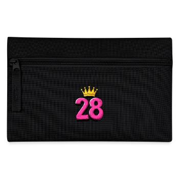 28 Number Jersey Crown - Pencil Case - black - Front
