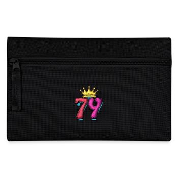 79 Numéro Jersey Couronne - Trousse - noir - Devant