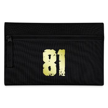 81 Number Vintage - Pencil Case - black - Front