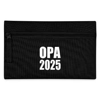 Opa 2025 - Federtasche - Schwarz - Vorne