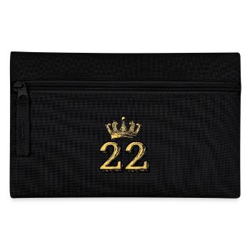 22 Number Crown - Pencil Case - black - Front
