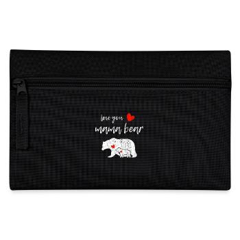 Aimez-vous maman ours - Trousse - noir - Devant