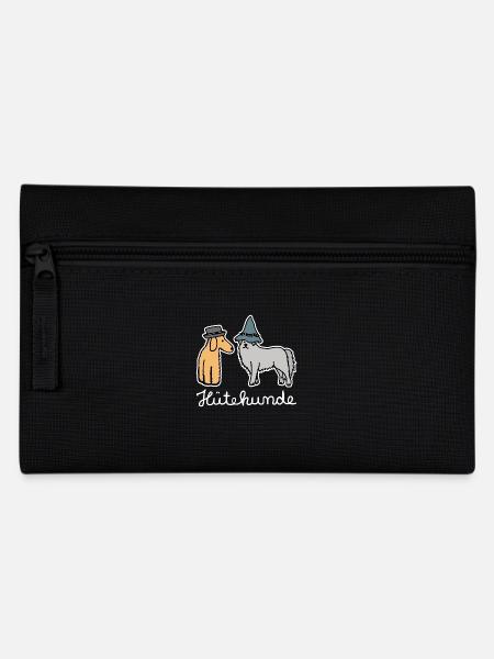 Hütehunde Hunde mit Hut Huetehund - Federtasche - Schwarz