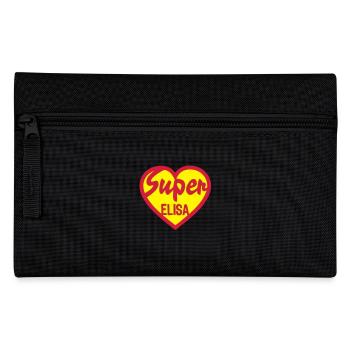 heart heart super elisa - Pencil Case - black - Front