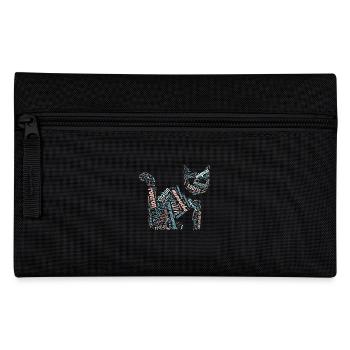 Chat : mots autour du chat pour amoureux des chats - Trousse - noir - Devant