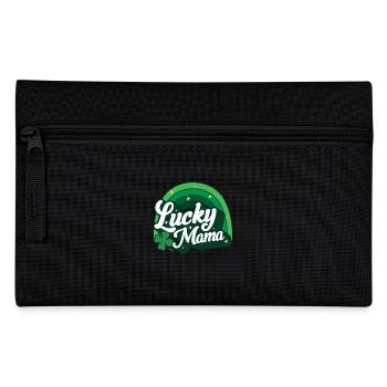 St. Patrick's Day Geschenk Shamrock Irische Frauen - Federtasche - Schwarz - Vorne