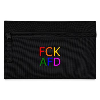 Fck afd - Federtasche - Schwarz - Vorne