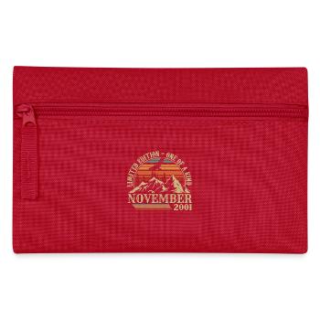 Born in November 2001 - Birthday November 2001 - Pencil Case - red - Front