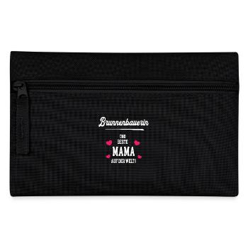 Brunnenbauerin Beste Mama Muttertag Geburtstag - Federtasche - Schwarz - Vorne