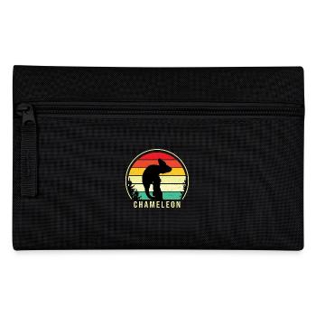 Caméléon rétro Vintage - Trousse - noir - Devant