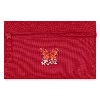 Majestueux monarque papillon amour - Trousse - rouge - Devant