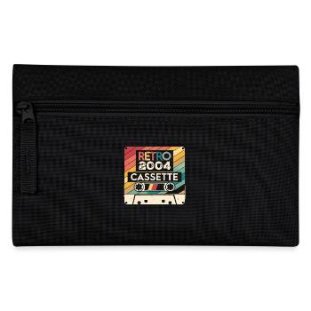 Retro 1975 Vintage 2004 - 2004 Anniversary Gift - Pencil Case - black - Front