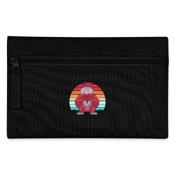 Orang Utan - Federtasche - Schwarz - Vorne