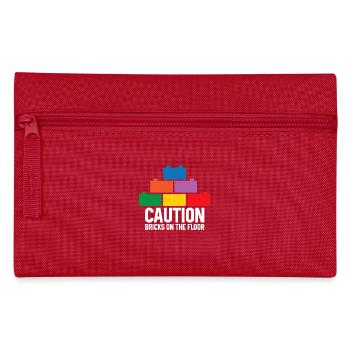 Brick Builder Brick Building Master Builder - Pencil Case - red - Front