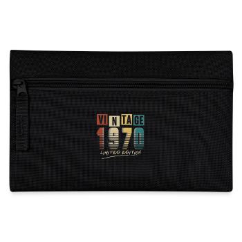 1970 Jahrgang 1970er Jahre Jahrgang 1970 Geburtstag. Jahr 2 - Federtasche - Schwarz - Vorne