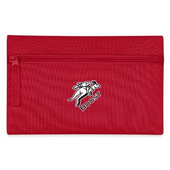 Kangaroo With Jetpack - Boost Design - Pencil Case - red - Front