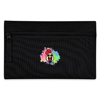 Chicken Rooster - Pencil Case - black - Front
