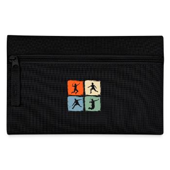 Federball Badminton - Federtasche - Schwarz - Vorne