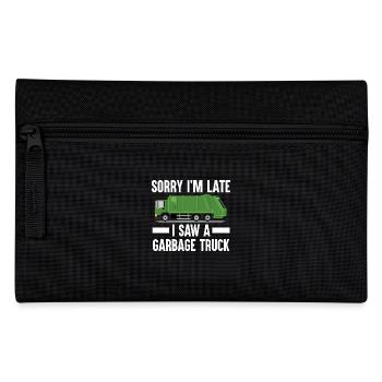 Garbage Truck Refuse Collector - Pencil Case - black - Front