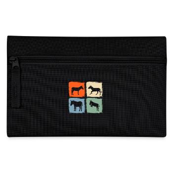 Esel - Federtasche - Schwarz - Vorne
