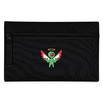 Engel Außerirdischer - Federtasche - Schwarz - Vorne