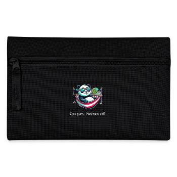 Panda Zero Plans - Federtasche - Schwarz - Vorne
