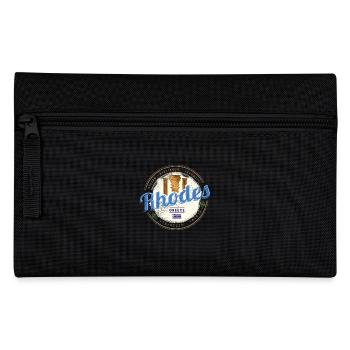Rhodes Greece Vintage Aegean Island Souvenir - Pencil Case - black - Front