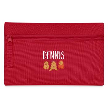 Gamer Zocker Zocken Gaming Dennis - Pencil Case - red - Front