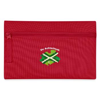 Plan du texte de l’Achterhoek - Trousse - rouge - Devant