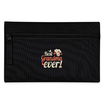 Best Grandma Ever Granny Vintage Floral Design - Pencil Case - black - Front