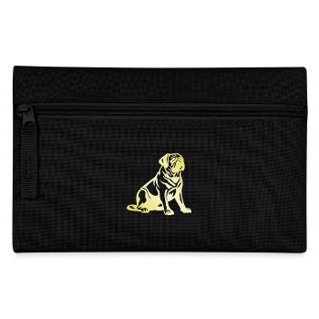 Pug Hund Silhouette - Federtasche - Schwarz - Vorne