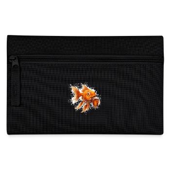 Bière de poisson rouge drôle - Trousse - noir - Devant