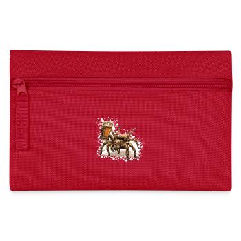 Tarantula Bier Lustig - Federtasche - Rot - Vorne