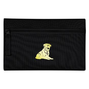 Rottweiler Hund Silhouette - Federtasche - Schwarz - Vorne