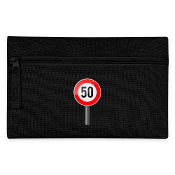 50 years Shield - Pencil Case - black - Front