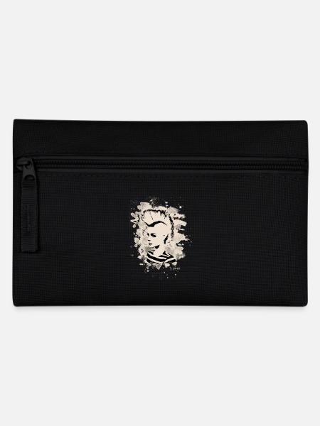 Punk Girl – bleached white - Federtasche - Schwarz