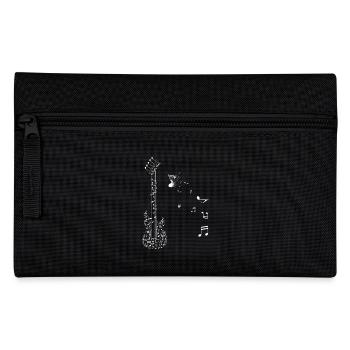 Electric Guitar in Music note for band guitarist - Pencil Case - black - Front
