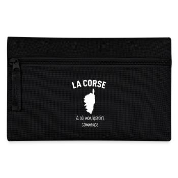 corse-histoire - Trousse - noir - Devant
