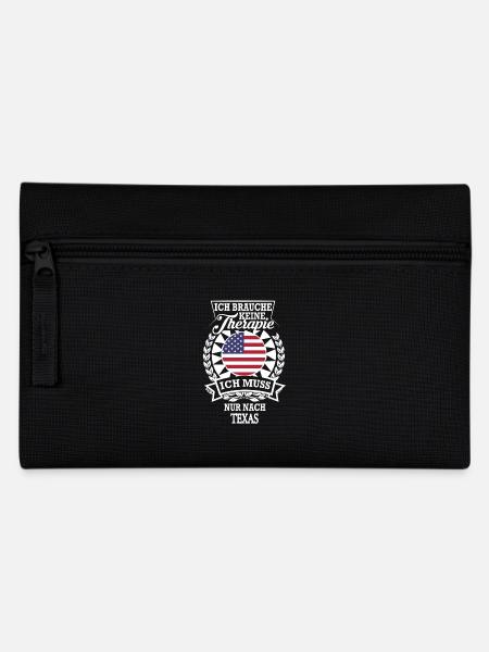 Texas Fans Geschenk für USA Abenteuerlustige - Federtasche - Schwarz