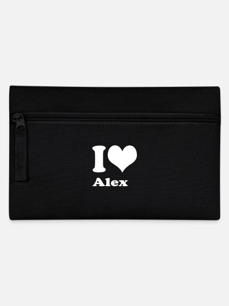 J'aime Alex - Trousse - noir