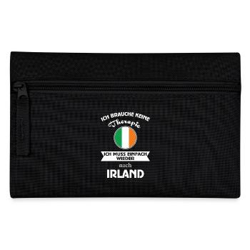 Keine Therapie - Irland - Federtasche - Schwarz - Vorne