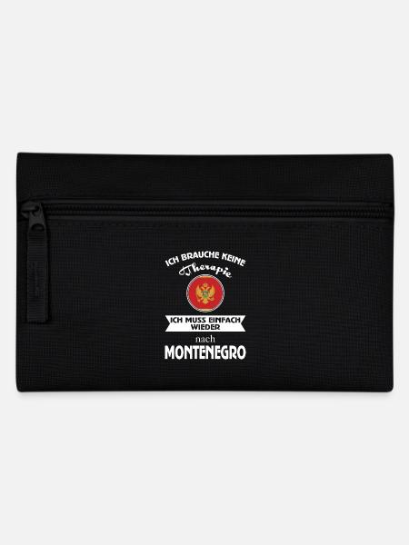 Keine Therapie Montenegro - Federtasche - Schwarz