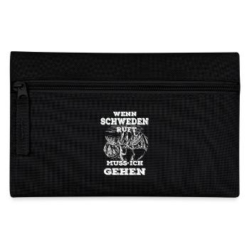 Wenn Schweden ruft - Federtasche - Schwarz - Vorne
