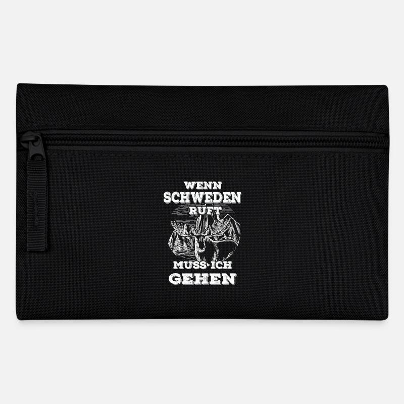 Wenn Schweden ruft - Federtasche - Schwarz